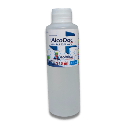 ALCOHOL ETILICO 70° (ALCODOC) X 240 ML