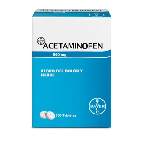 Acetaminofen Bayer 500Mg X 100 Tabletas