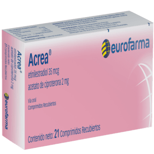 Acrea 35 mcg/2 mg x 21 comprimidos Eurofarma