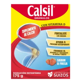 Calsil Fresa Granulado Frasco X 175 Gramos