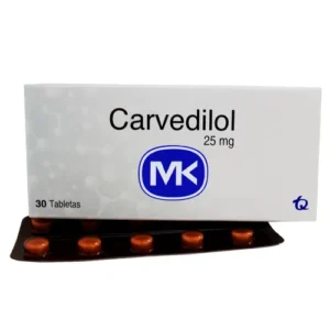 Carvedilol Mk 25Mg X 30 Tabletas