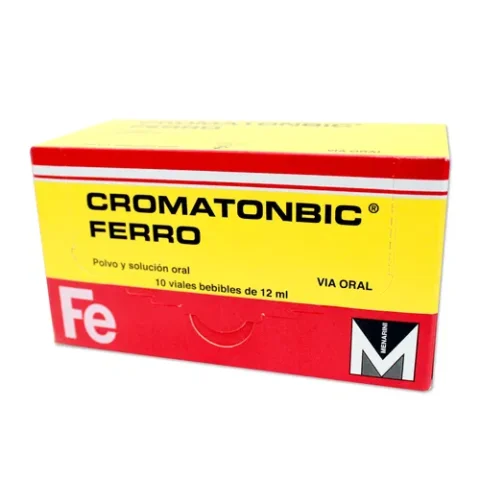 Cromatombic Ferro X 10 Viales Bebibles De 12 Ml