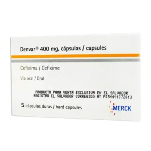 Denvar 400Mg X 5 Capsulas