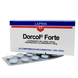 Dorcol Forte 125Mg/10Mg X 20 Comprimidos