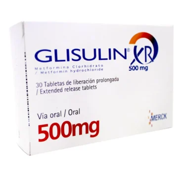 GLISULIN XR 500MG X 30 TABLETAS