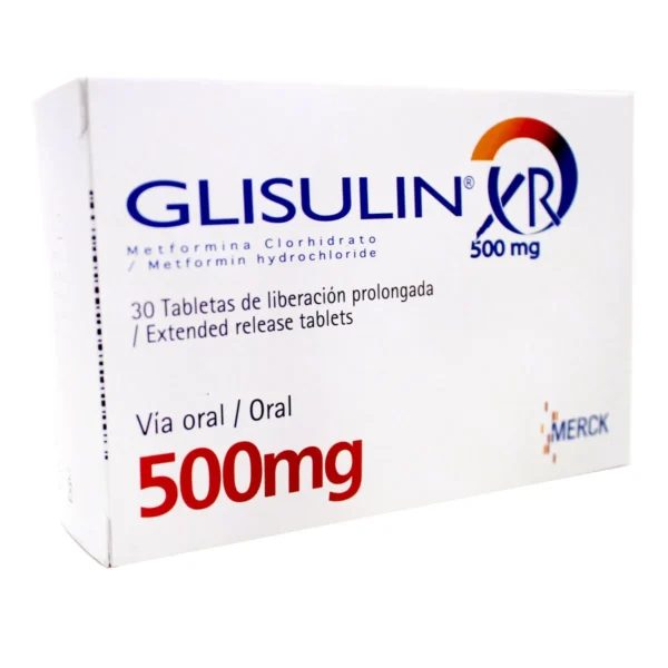 GLISULIN XR 500MG X 30 TABLETAS