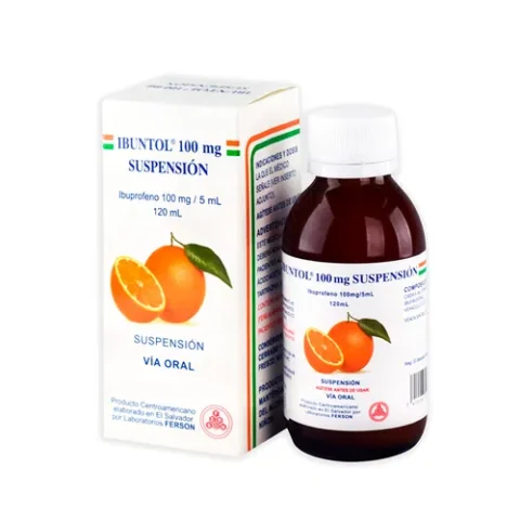 Ibuntol Suspension 100Mg 5Ml Frasco X 120Ml