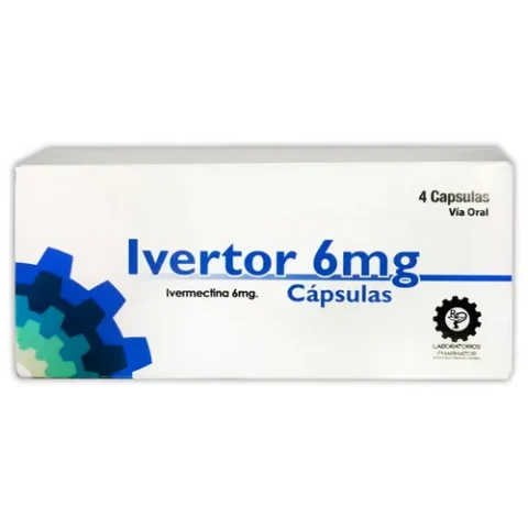Ivertor 6Mg X 4 Capsulas