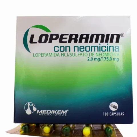 Loperamin Con Neomicina X 100 Capsulas