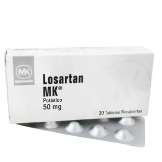 Losartan Mk 50Mg X 30 Tabletas