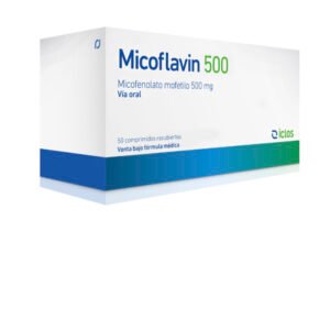 MICOFLAVIN MICOFENOLATO MOFETILO 500MG X 50 COMPRIMIDOS