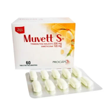 MUVETT S 200MG 120MG X 60 TABLETAS