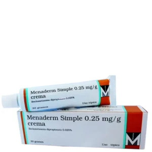 Menaderm Simple Crema 0.25Mg Tubo X 30 Gramos