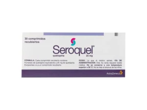 SEROQUEL 25 MG X 30 COMPRIMIDOS