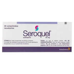 SEROQUEL 25 MG X 30 COMPRIMIDOS