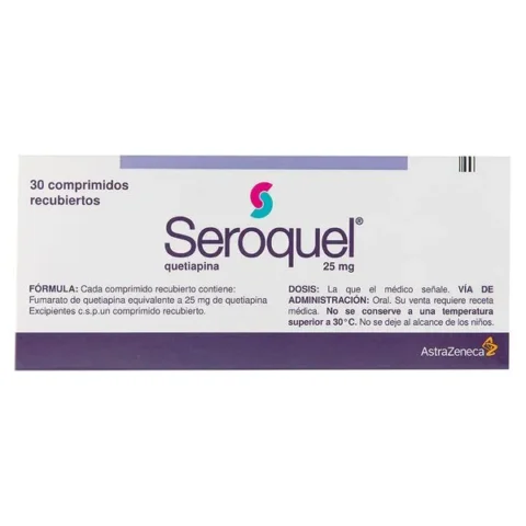 SEROQUEL 25 MG X 30 COMPRIMIDOS