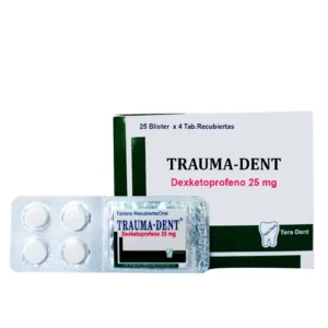TRAUMA-DENT 25MG X 25 BLISTER DE 4 TABLETAS