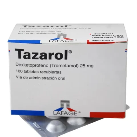 Tazarol 25Mg X 100 Comprimidos