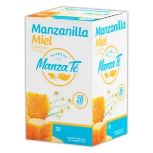 Te Manzanilla Miel Manzate X 20 Sobres