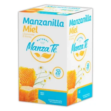 Te Manzanilla Miel Manzate X 20 Sobres