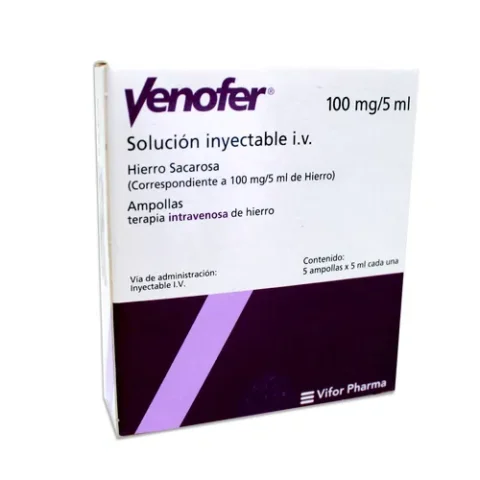 Venofer I.V. X 5 Ampollas 5 Ml