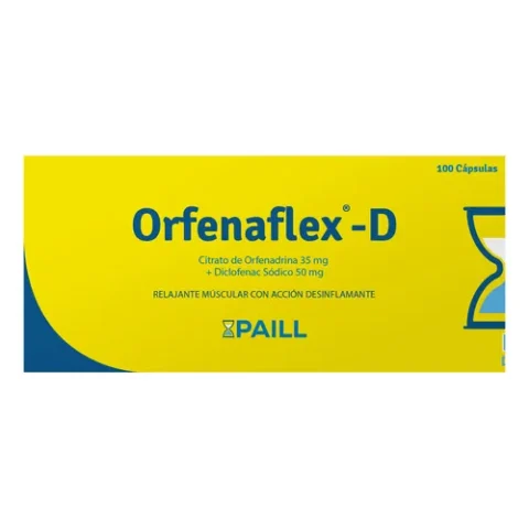 Orfenaflex D X 100 Capsulas