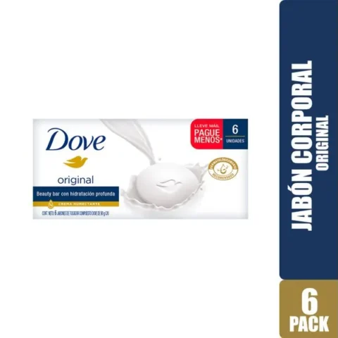 Jabón Dove Original 6 Pack El Salvador