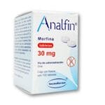 Medicamento Analfin 30 mg en tabletas para tratamiento de adicción y dependencia.