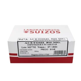 Acetosil 500Mg X 1 Tableta