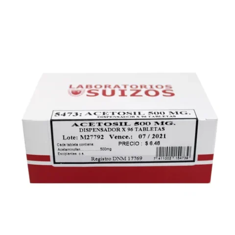 Acetosil 500Mg X 1 Tableta