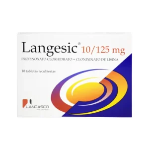 Langesic 10 125Mg X 10 Tabletas