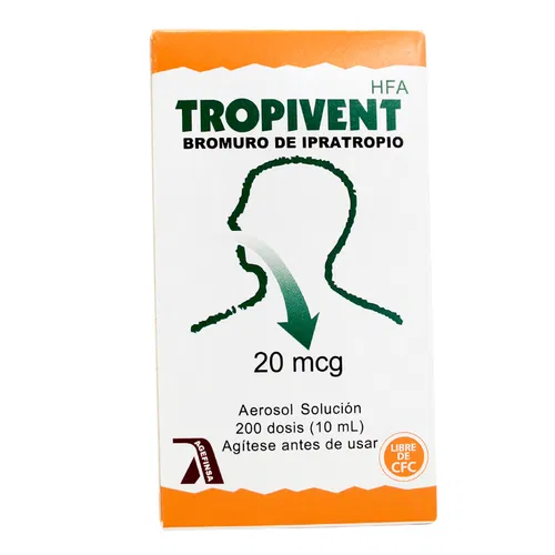 Tropivent 20 Mcg X 200 Dosis