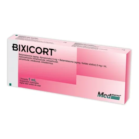 Bixicort 5Mg/2Mg/Ml Inyectable X Ampolla 1Ml