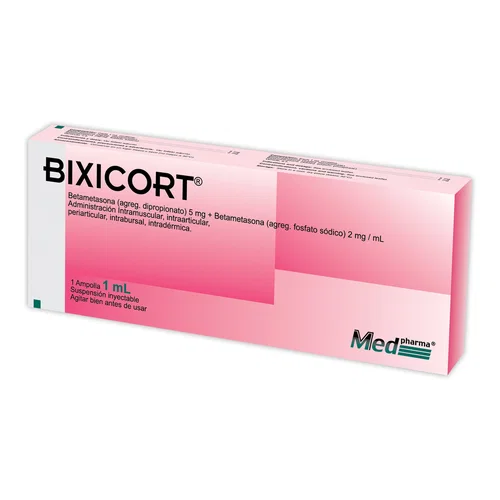 Bixicort 5Mg/2Mg/Ml Inyectable X Ampolla 1Ml