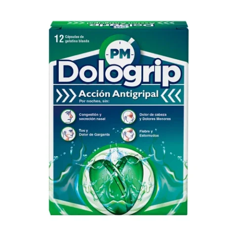Dologrip Pm X 12 Gelcaps