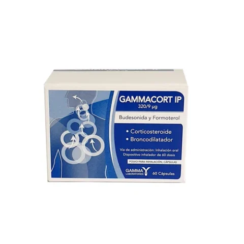 Gammacort Ip 320Mcg/9Mcg X 60 Capsulas