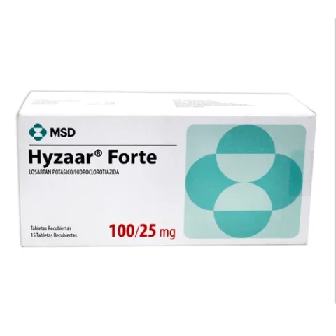 Hyzaar Forte 100Mg/25Mg X 15 Tabletas