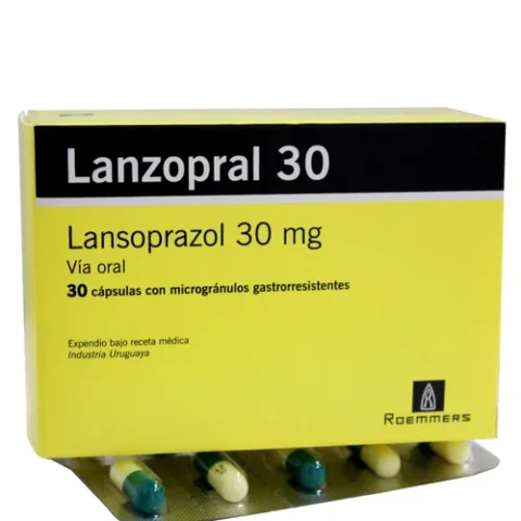 Lanzopral 30Mg X 30 Capsulas