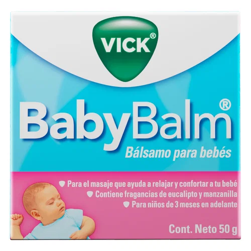 Vick Vaporub Bebe Balsamo 50Grs 1 Vick Vaporub Bebe Balsamo 50Grs