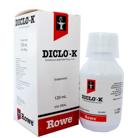 Diclo-K Suspension 3Mg/5Ml Frasco X 120Ml