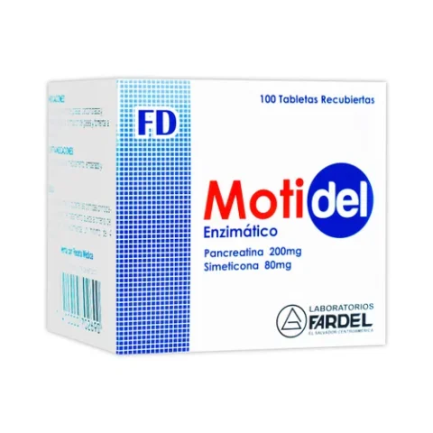 Motidel Enzimatico X 100 Tabletas