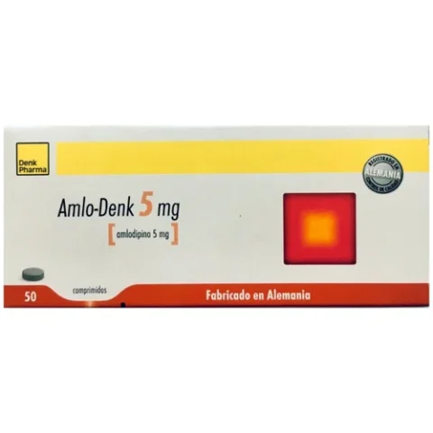 Amlodipino Denk 5Mg X 50 Comprimidos