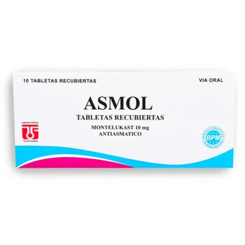 Asmol 10Mg X 10 Tabletas