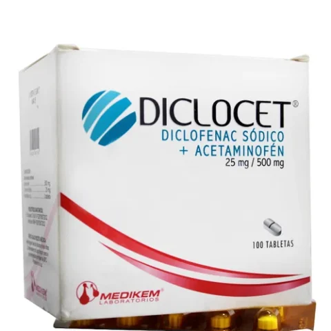 Diclocet 25Mg/500Mg X 1 Tableta