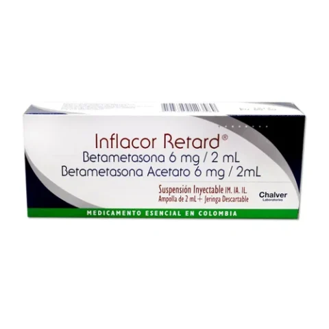 Inflacor Retard 6+6 Con Jeringa Ampolla X 2 Ml