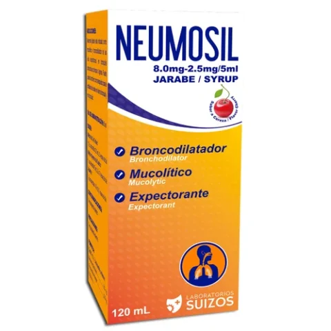 Neumosil Jarabe 120Ml(Bromexina+Fenoterol)