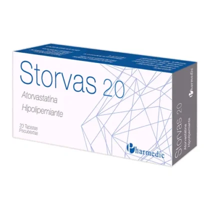 Storvas 20Mg X 30 Tabletas
