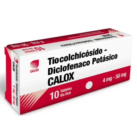 Tiocolchicosido-Diclofenaco Calox Potasico X1 Tab