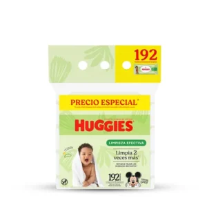 Toallas Huggies Limpieza Efectiva 192U
