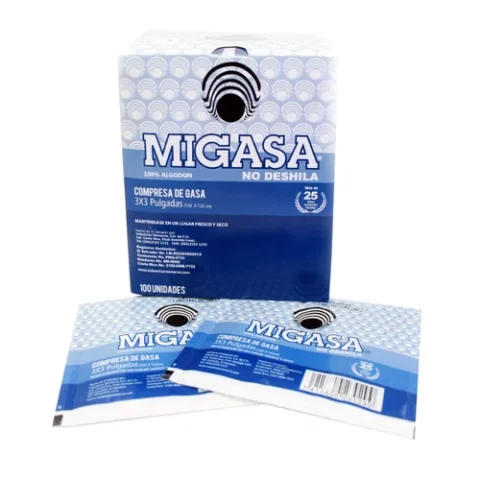 Venda De Gasa Migasa Sobre 3X3 X 1 Unidad